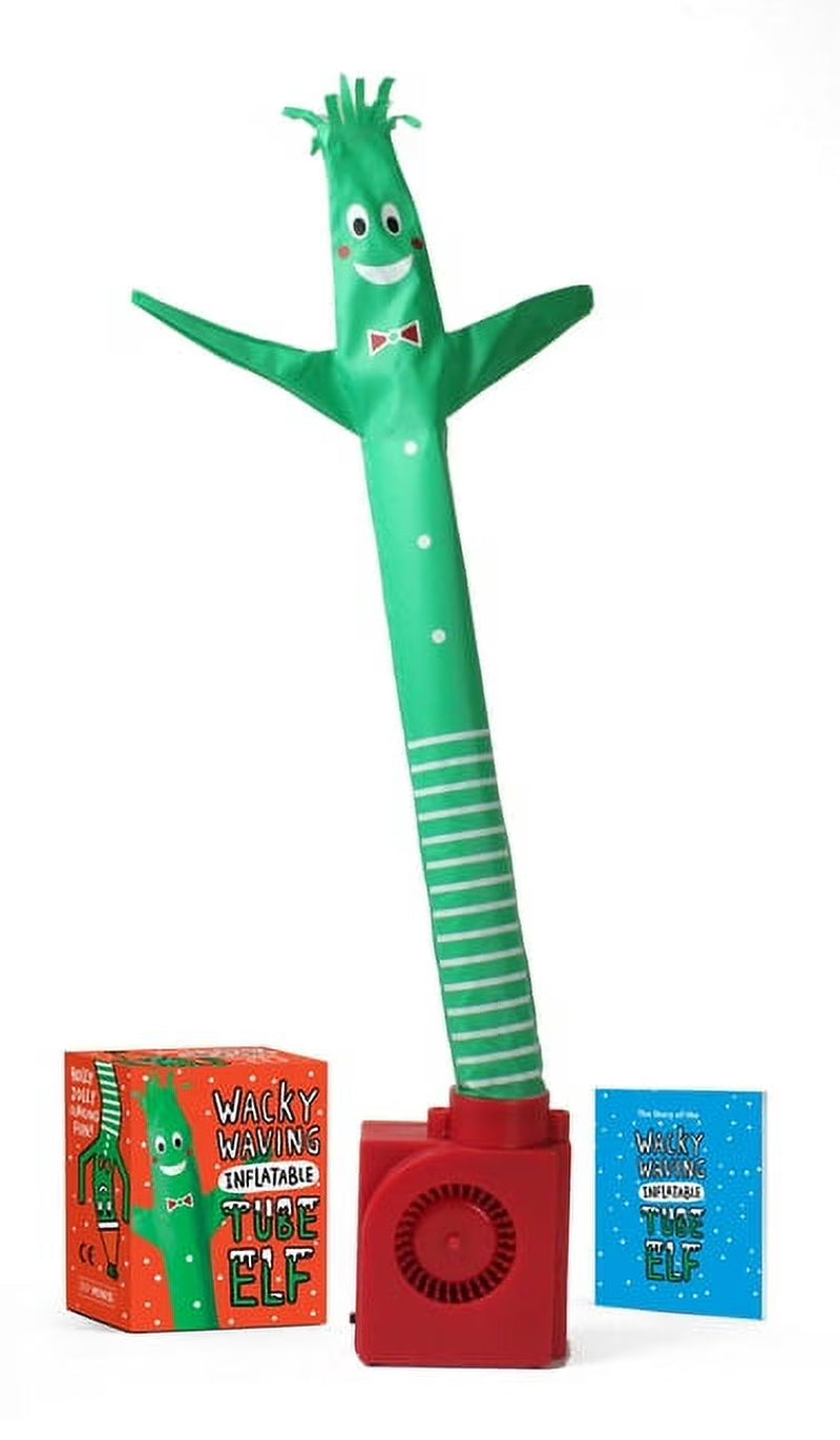 Wacky Waving Inflatable Tube Elf, (Hardcover)