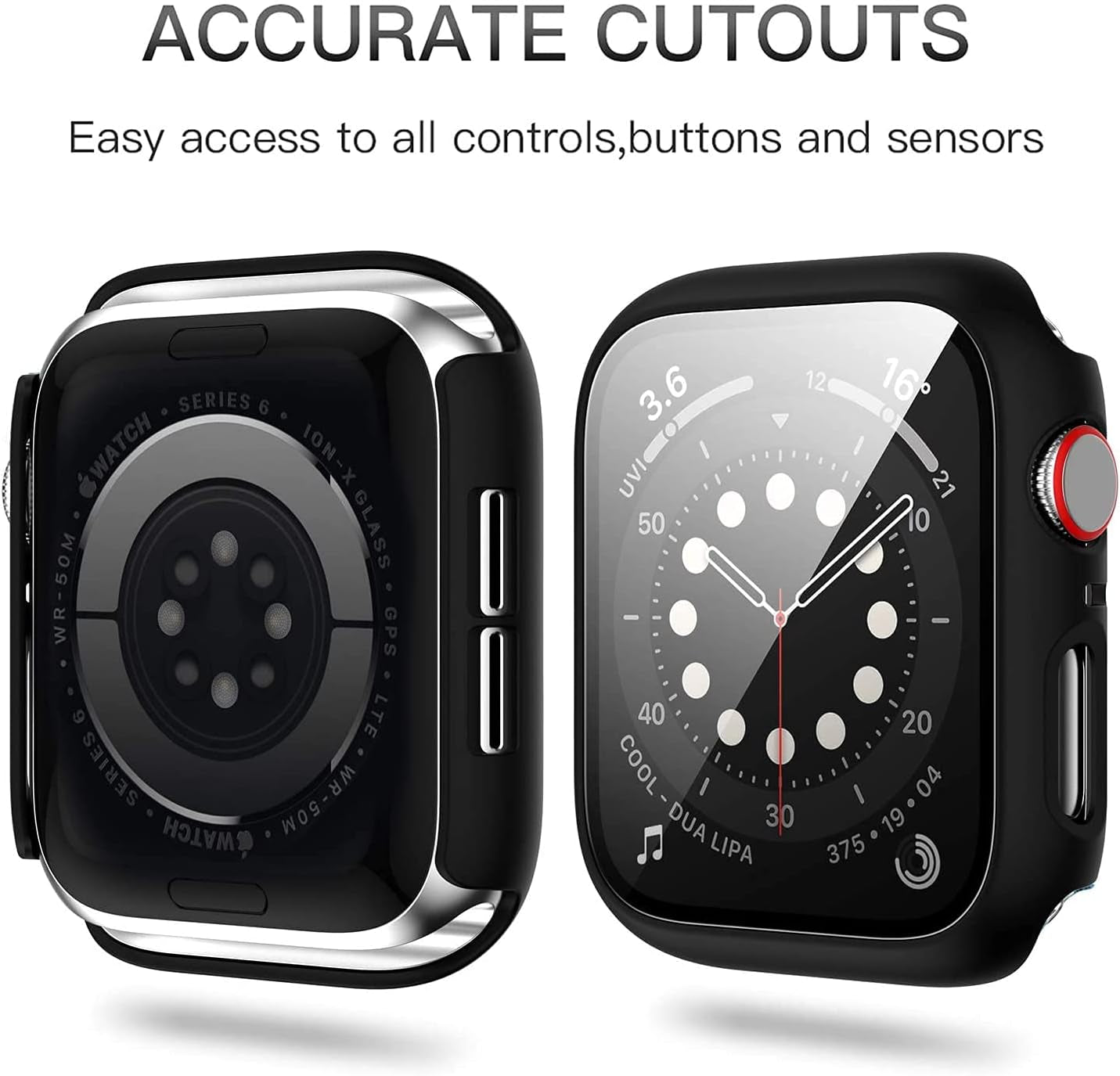 12 Pack Case for Apple Watch 38Mm Series 3/2/1 with Tempered Glass Screen Protector,  Full Hard PC Ultra-Thin Scratch Resistant Bumper HD Protective Cover for Iwatch Accessories