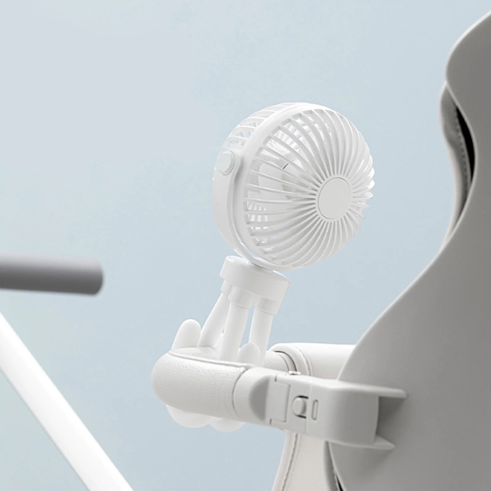 2000Mah Flexible Handheld Fan Stroller Fan Octopus Desk Fan Multi-Scene Baby Fan