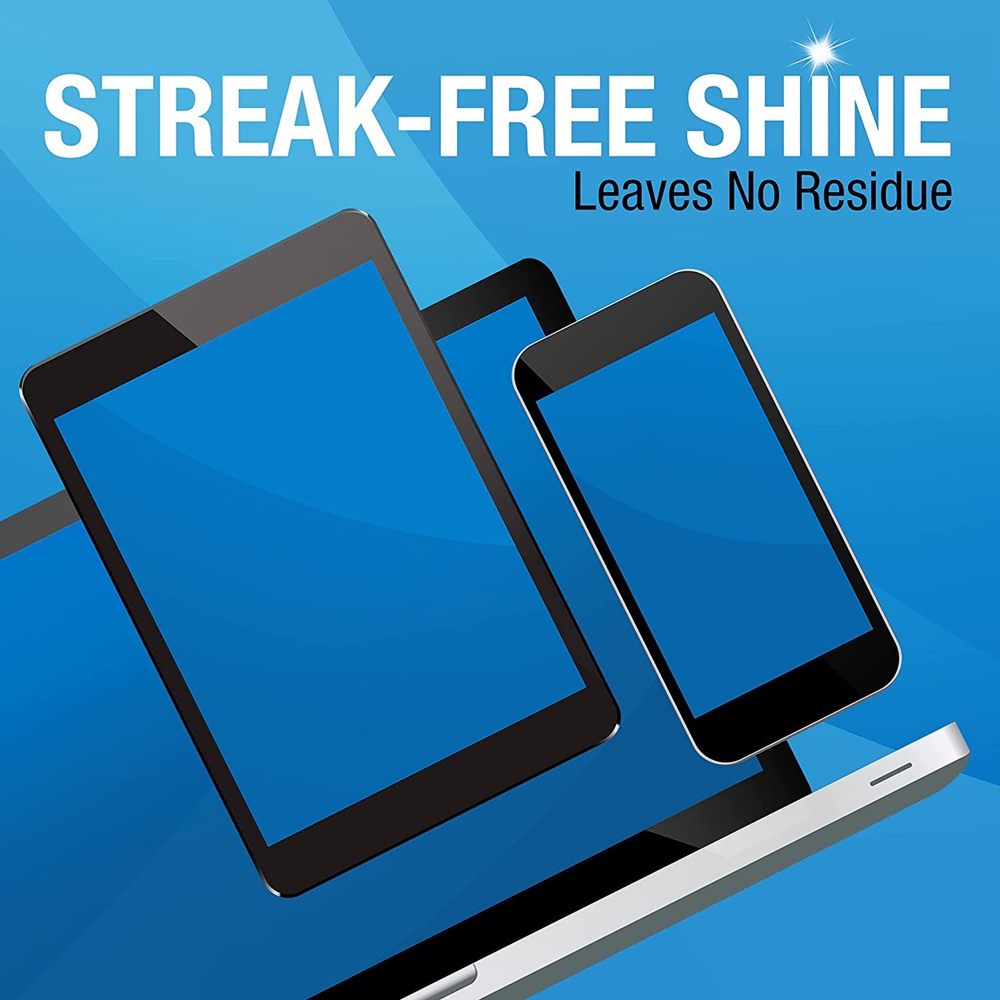 Miraclewipes for Electronics Cleaning - Screen Wipes Designed for TV, Phones, Monitors and More - Includes Microfiber Towel - (30 Count)