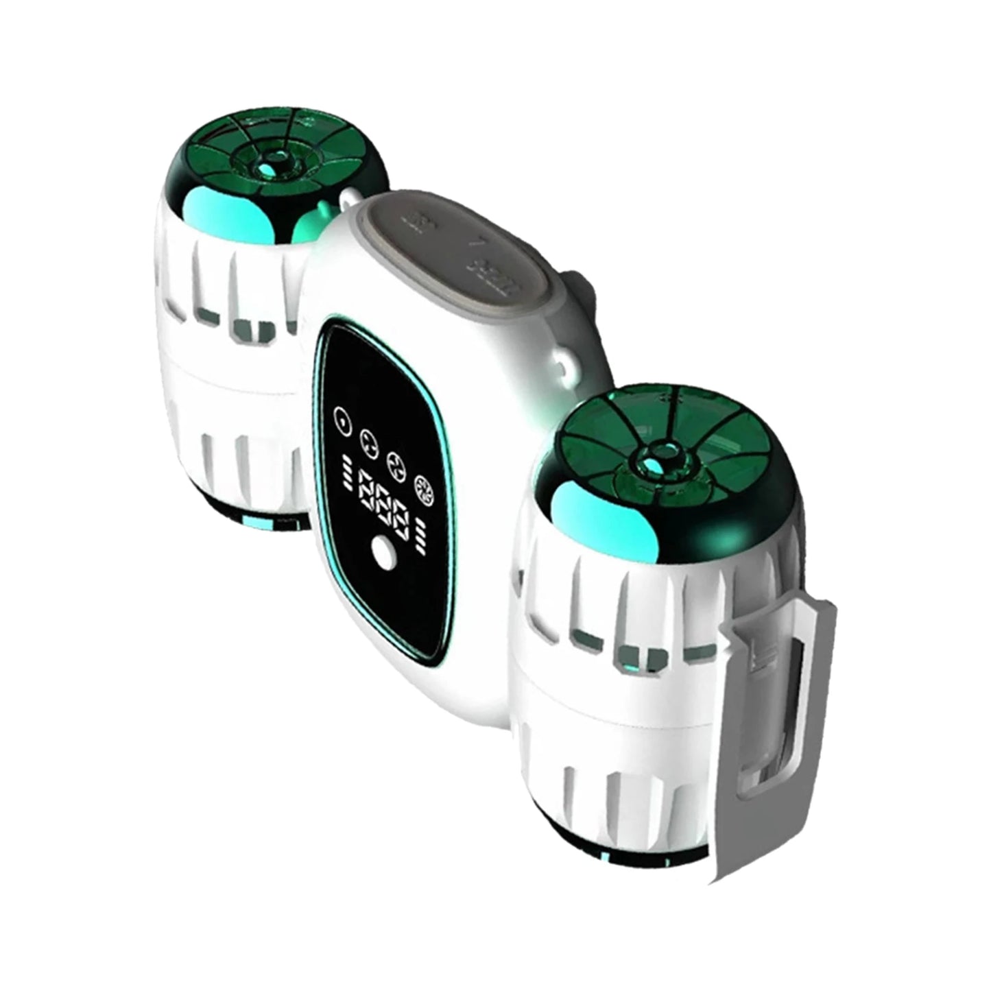 Portable Waist Fan Gifts Portable Air Circulators Fan Desk Fan Small Cooling Fan Necklace Fan for Camping Farm Car Riding Travel