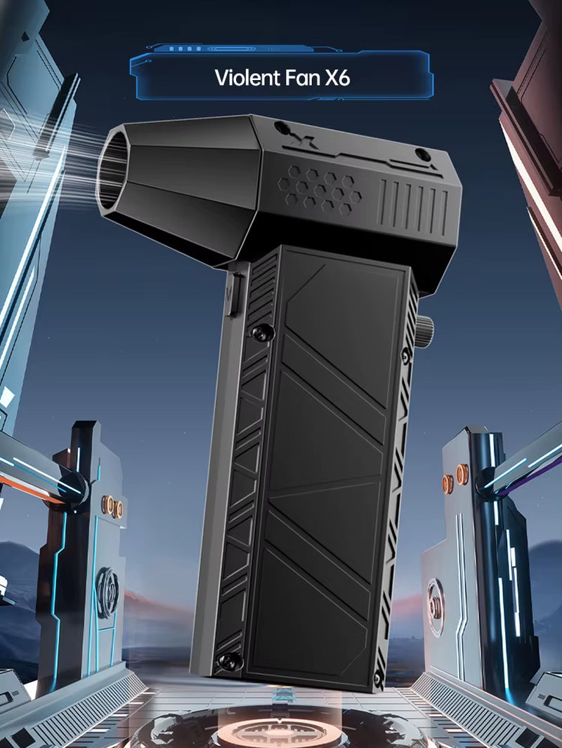 Turbo Jet Fan Violent Fan X6 Powerful Air Blower 200W High Power Duct Fan Mini Turbo Jet Fan 140000 RPM Strong Winds Turbo Fan.