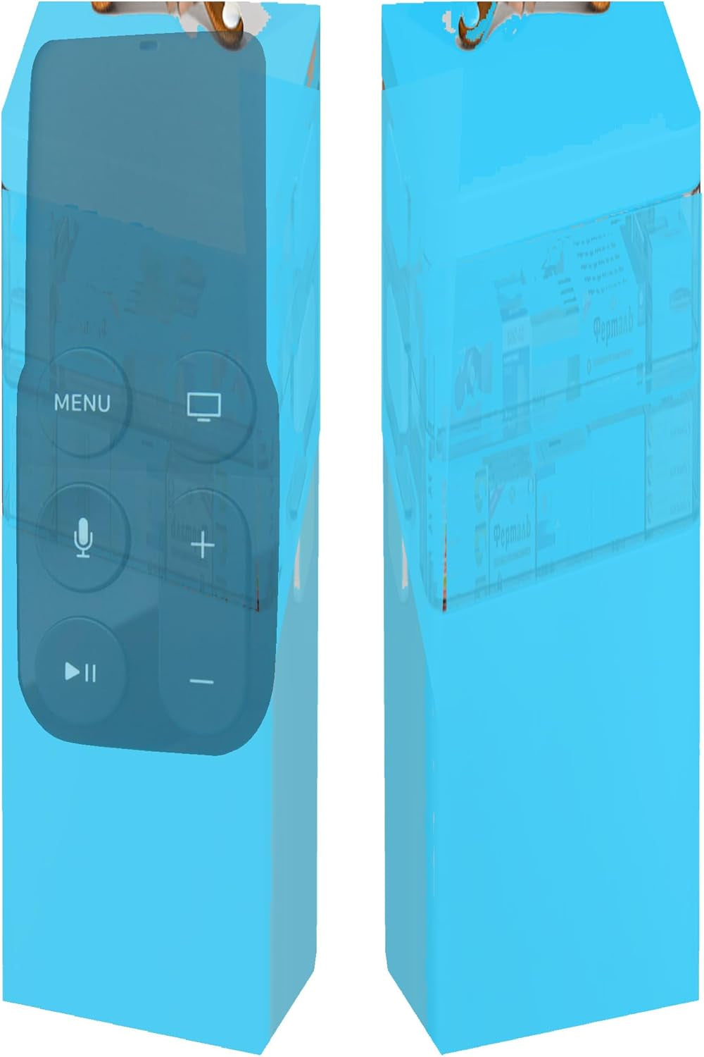 Remote Case Compatible with Apple TV 4K (5Th) and 4Th Generation, Shock Proof Silicone Remote Cover Case Compatible with Apple TV 4Th Gen 4K 5Th Siri Remote Controller - Blue