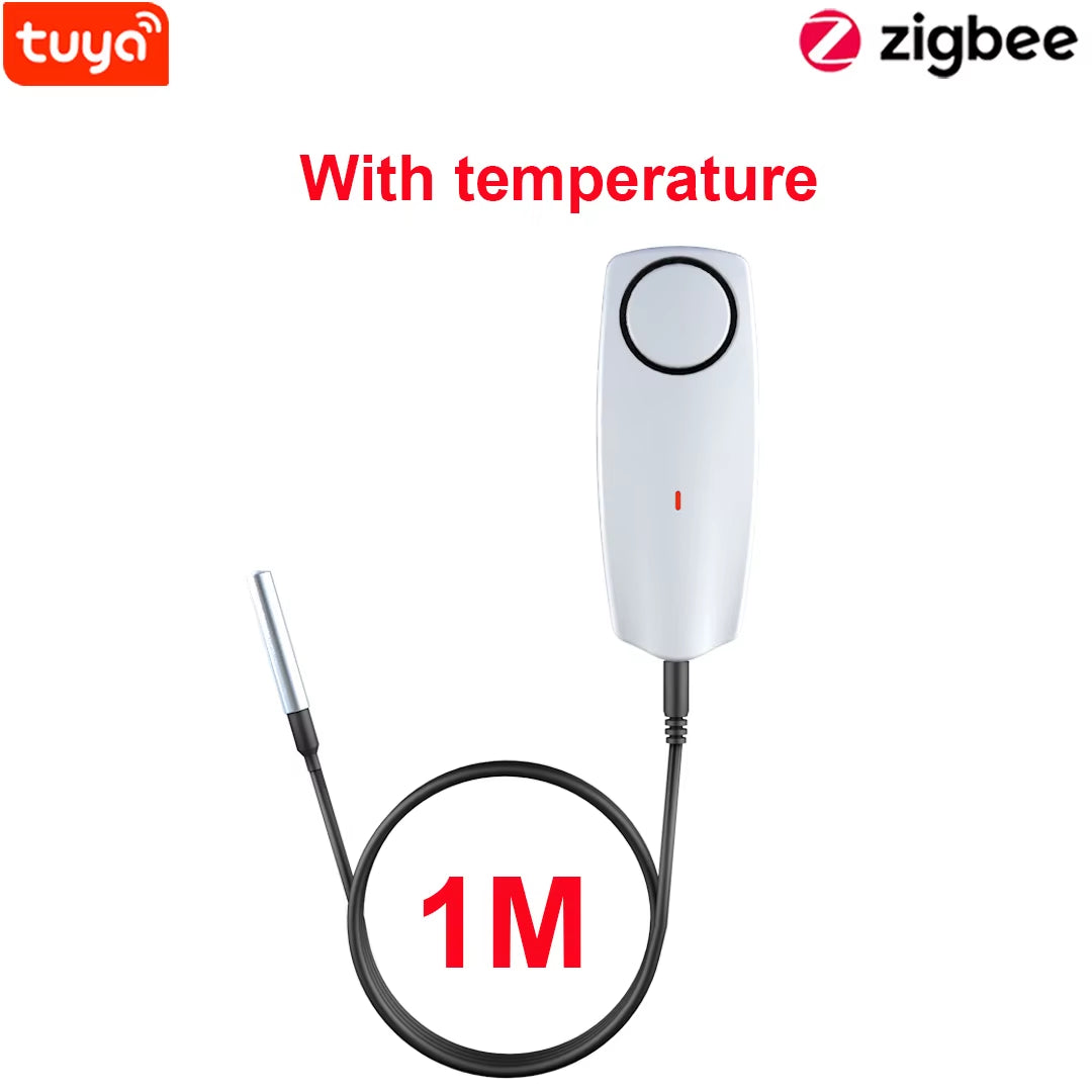 Tuya Smart Zigbee Hygrometer Thermometer with External Temperature USB Charge or Rechargable Bat