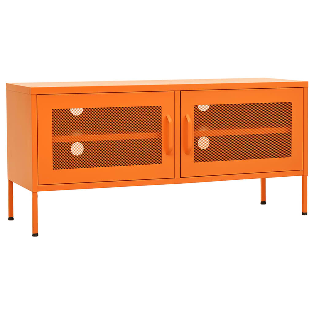 vidaXL TV Stand TV Unit Sideboard Home TV Console Media Unit Cupboard Steel.