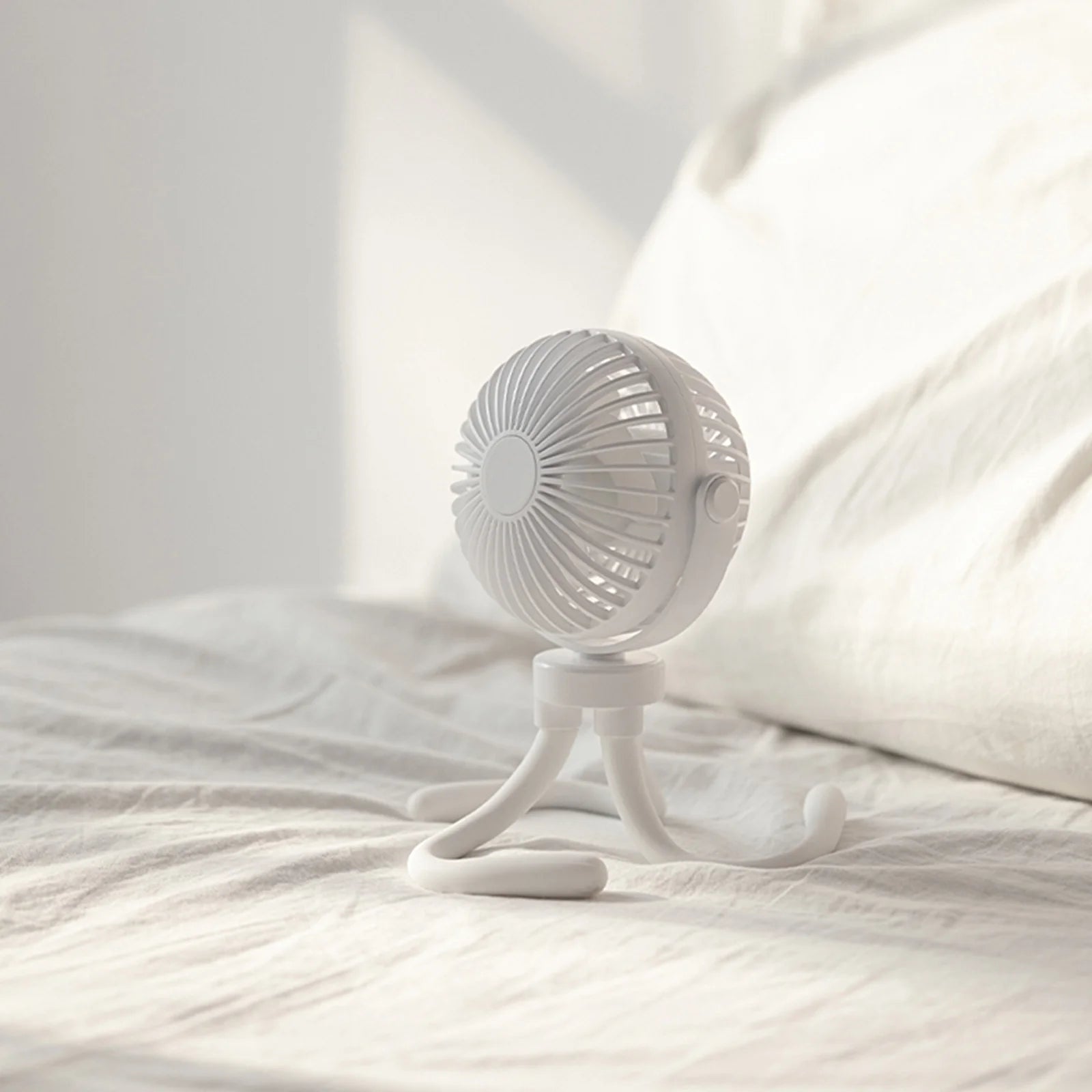 2000Mah Flexible Handheld Fan Stroller Fan Octopus Desk Fan Multi-Scene Baby Fan