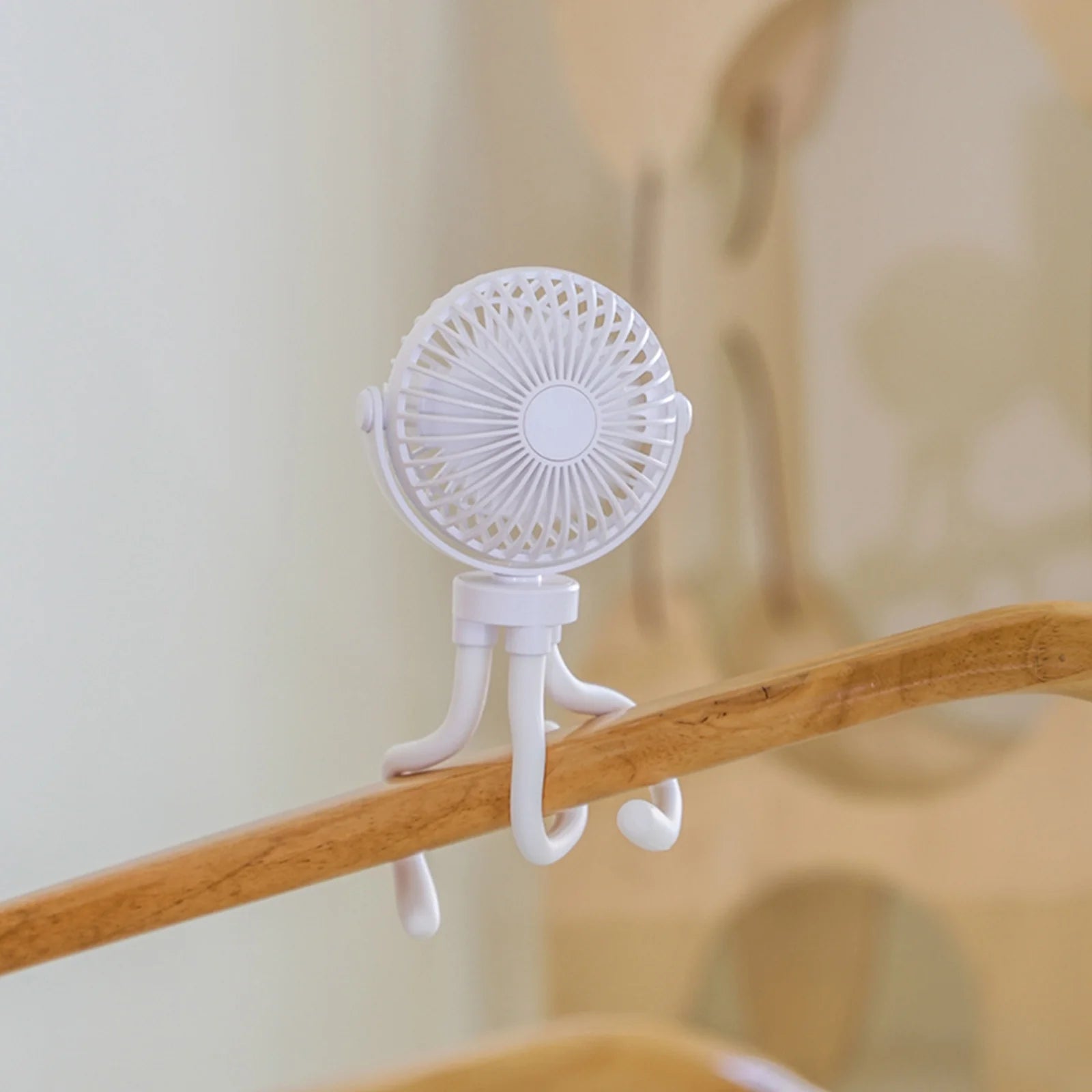 2000Mah Flexible Handheld Fan Stroller Fan Octopus Desk Fan Multi-Scene Baby Fan