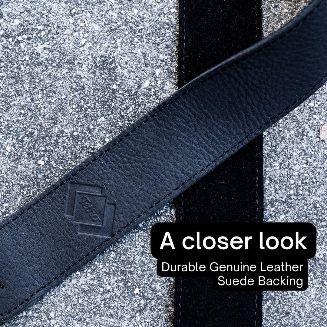 STRAPS Classic Leather Camera Strap | 17.5" Full-Grain Leather with Suede Backing, Fits DSLR & SLR Cameras