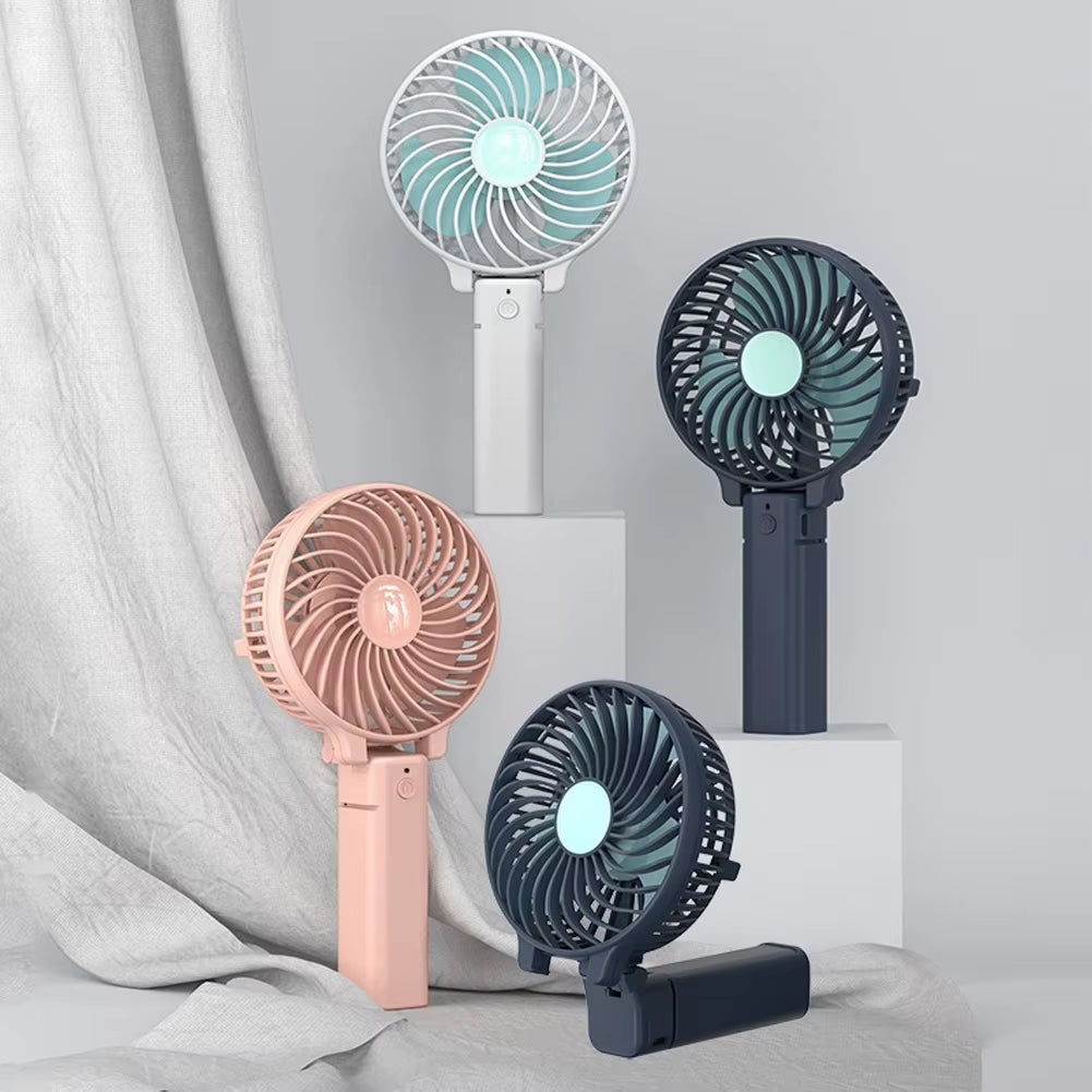 Handheld Mini Fan Portable Pocket Fan USB Charging Fan Rechargable Summer Cooling Fan for Home Outdoor Office.
