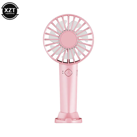 Desktop Fan Mini Handheld Fan Portable USB Rechargeable Fan Desk Top Student Dormitory Fan