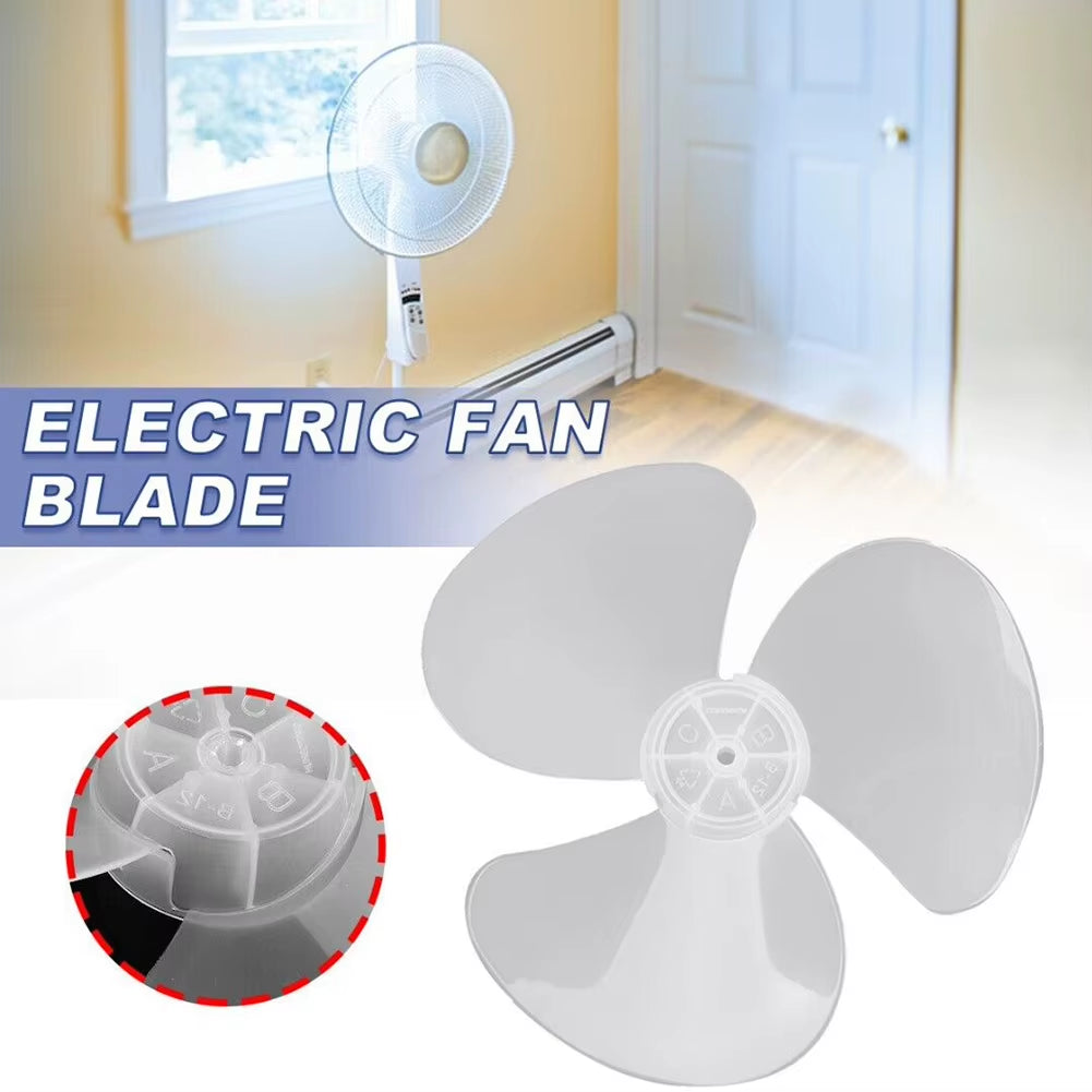 12 Inch 3 Leaves Fan Blades Household Clear Plastic Fan Blade Replacement for Pedestal Fan Stand Fan Table Fan Accessories