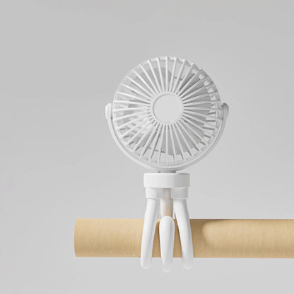 2000Mah Flexible Handheld Fan Stroller Fan Octopus Desk Fan Multi-Scene Baby Fan