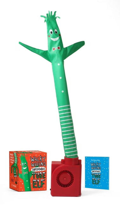 Wacky Waving Inflatable Tube Elf, (Hardcover)