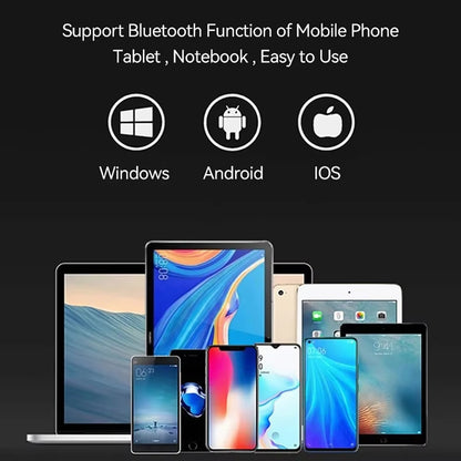 Foldable Bluetooth Keyboard with Touchpad Mini Wireless Keyboard Rechargable Keyboard for IOS Android Windows Tablet Notebook.