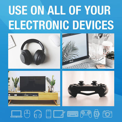 Miraclewipes for Electronics Cleaning - Screen Wipes Designed for TV, Phones, Monitors and More - Includes Microfiber Towel - (30 Count)