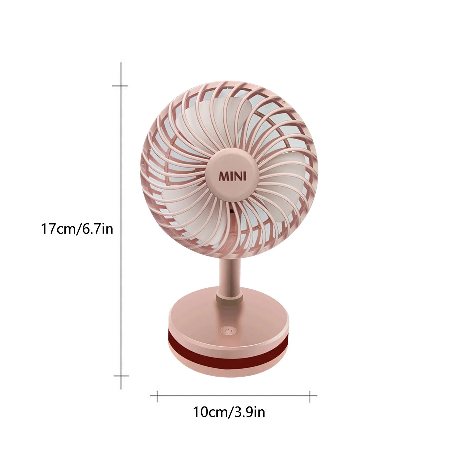 Portable Fan Desk Fan Small Fan Mini Fan Portable Desktop Small Fan Mini Handheld Fan with Led Light Holder Usb Rechargeable Desktop Fan Portable Fan Home Office Travel.