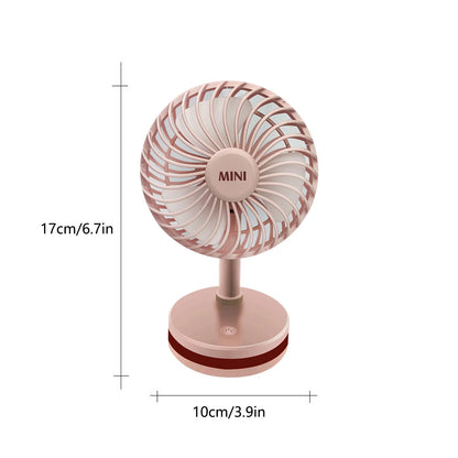 Portable Fan Desk Fan Small Fan Mini Fan Portable Desktop Small Fan Mini Handheld Fan with Led Light Holder Usb Rechargeable Desktop Fan Portable Fan Home Office Travel.