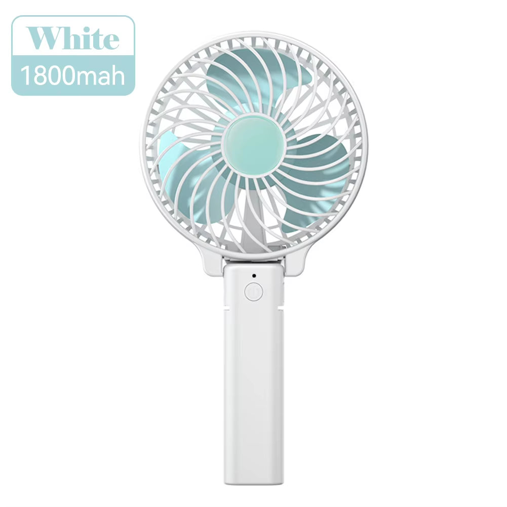Handheld Mini Fan Portable Pocket Fan USB Charging Fan Rechargable Summer Cooling Fan for Home Outdoor Office.