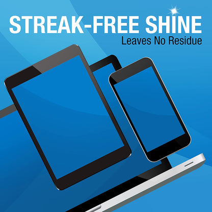 Miraclewipes for Electronics Cleaning - Screen Wipes Designed for TV, Phones, Monitors and More - Includes Microfiber Towel - (60 Count)