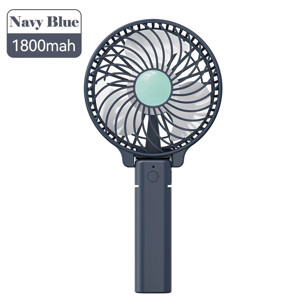 Handheld Mini Fan Portable Pocket Fan USB Charging Fan Rechargable Summer Cooling Fan for Home Outdoor Office.