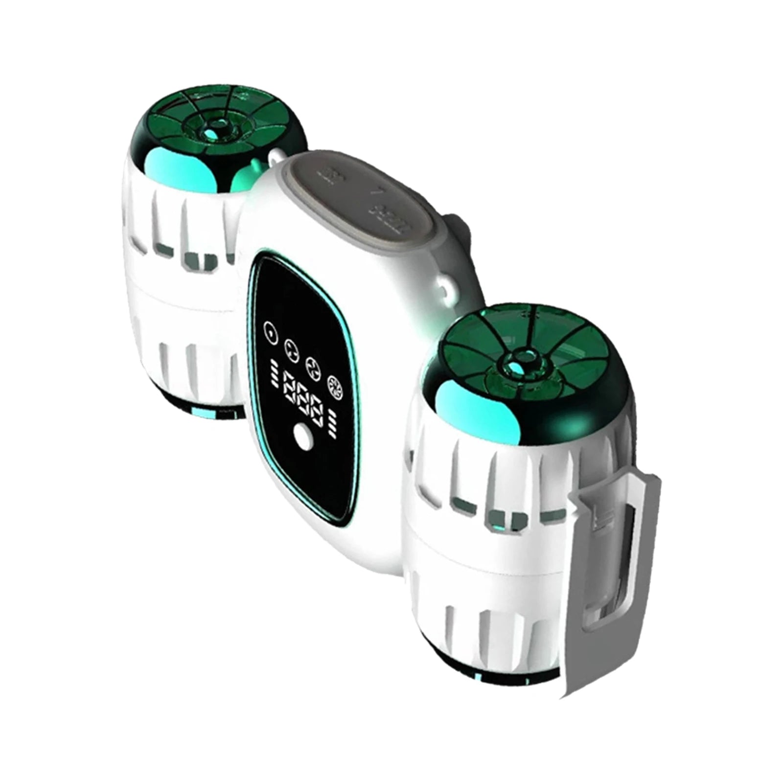 Portable Waist Fan Gifts Portable Air Circulators Fan Desk Fan Small Cooling Fan Necklace Fan for Camping Farm Car Riding Travel