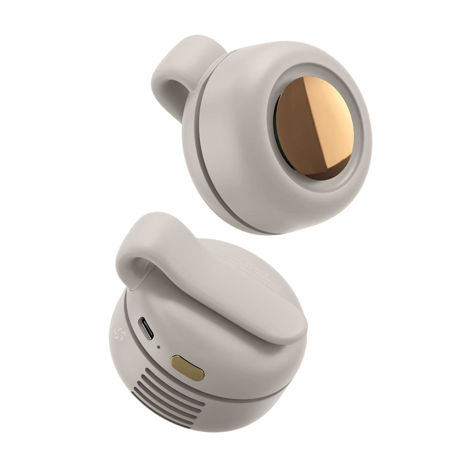 Handheld Neck Neck Mini Fan Portable Neck Fan Neck Cooler Clip Fan Mini Fan Neck Fan USB Rechargeable Hands Free Electric.