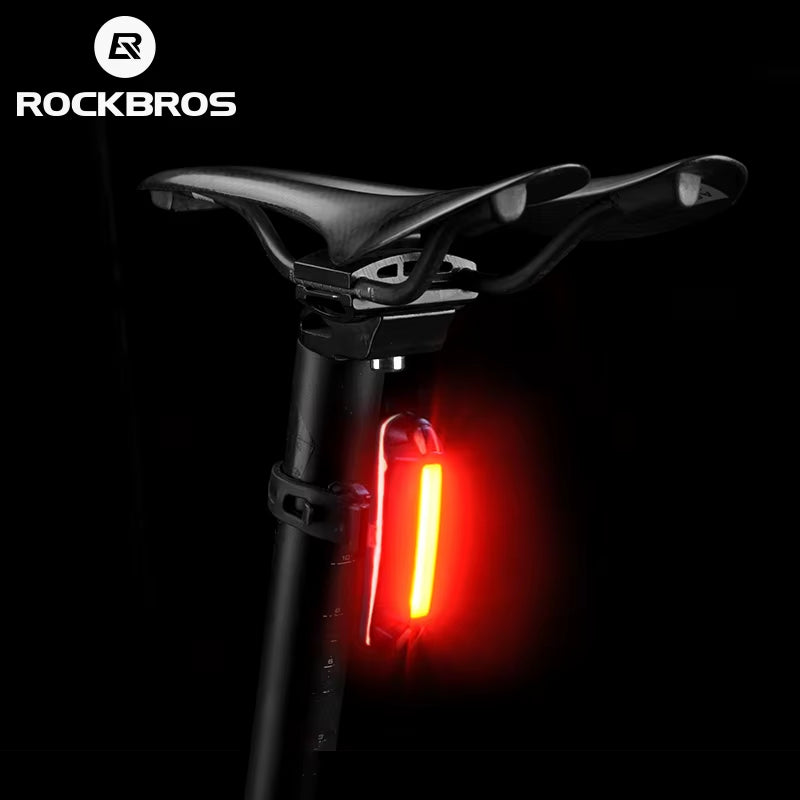 Bicycle Light Waterproof Bike Taillight LED USB Rechargable Safety Back Light Riding Warning Saddle Bike Rear Light
