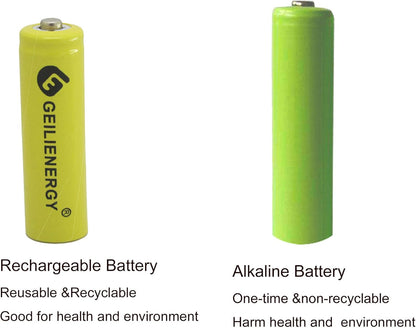 Solar Light Batteries AA Ni-Cd AA 600Mah 1.2V Rechargeable Batteries AA Rechargeable Batteries for Solar Lights Solar Lamp(Pack of 8)