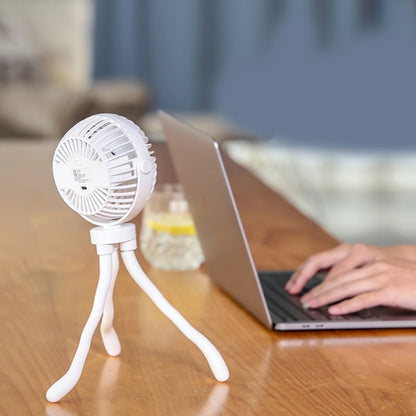 2000Mah Flexible Handheld Fan Stroller Fan Octopus Desk Fan Multi-Scene Baby Fan
