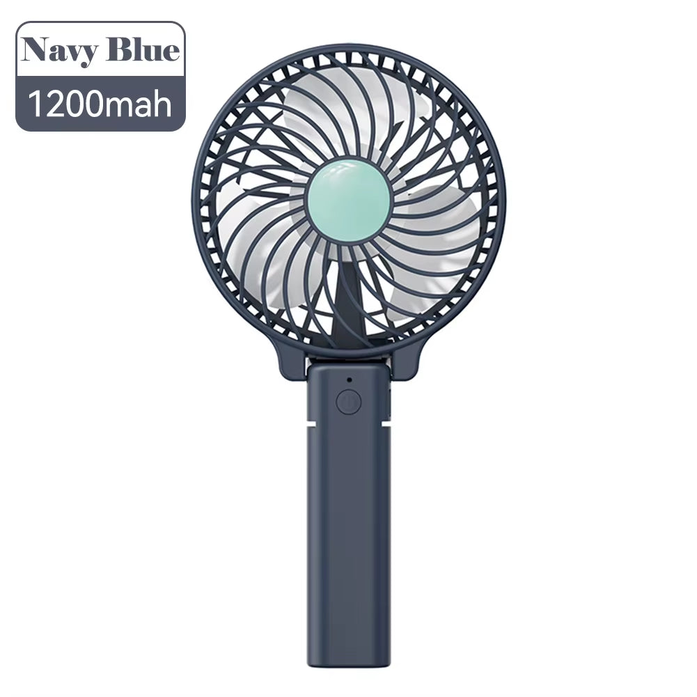 Handheld Mini Fan Portable Pocket Fan USB Charging Fan Rechargable Summer Cooling Fan for Home Outdoor Office.