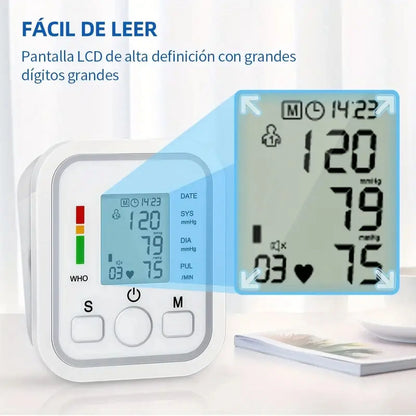 Blood Pressure Monitor, Rechargable Blood Pressure Machine with Voice Broadcast for Doul User
