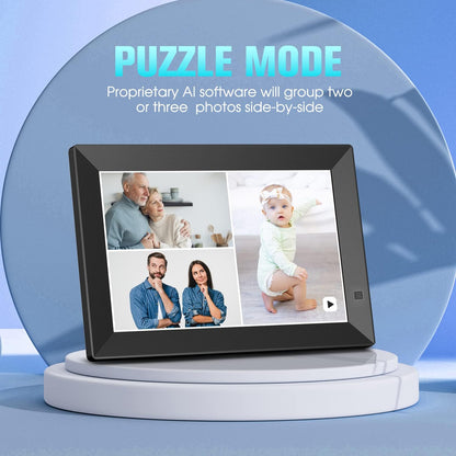 Digital Picture Frame - 10.1 Inch FHD IPS Keyboard Case for 2025 Ipad Air 13 and Ipad Pro 12.9 (6Th, 5Th, 4Th, 3Rd Gen), Magnetic Keyboard Case with Multi-Touch Trackpad