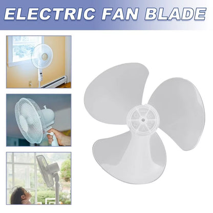12 Inch 3 Leaves Fan Blades Household Clear Plastic Fan Blade Replacement for Pedestal Fan Stand Fan Table Fan Accessories