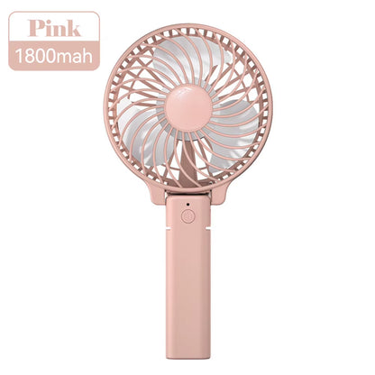Handheld Mini Fan Portable Pocket Fan USB Charging Fan Rechargable Summer Cooling Fan for Home Outdoor Office.