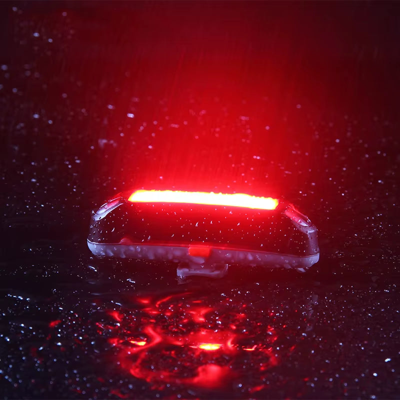 Bicycle Light Waterproof Bike Taillight LED USB Rechargable Safety Back Light Riding Warning Saddle Bike Rear Light