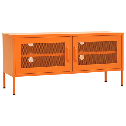 vidaXL TV Stand TV Unit Sideboard Home TV Console Media Unit Cupboard Steel.