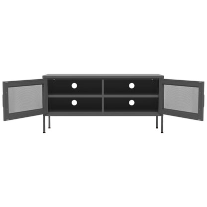 vidaXL TV Stand TV Unit Sideboard Home TV Console Media Unit Cupboard Steel.