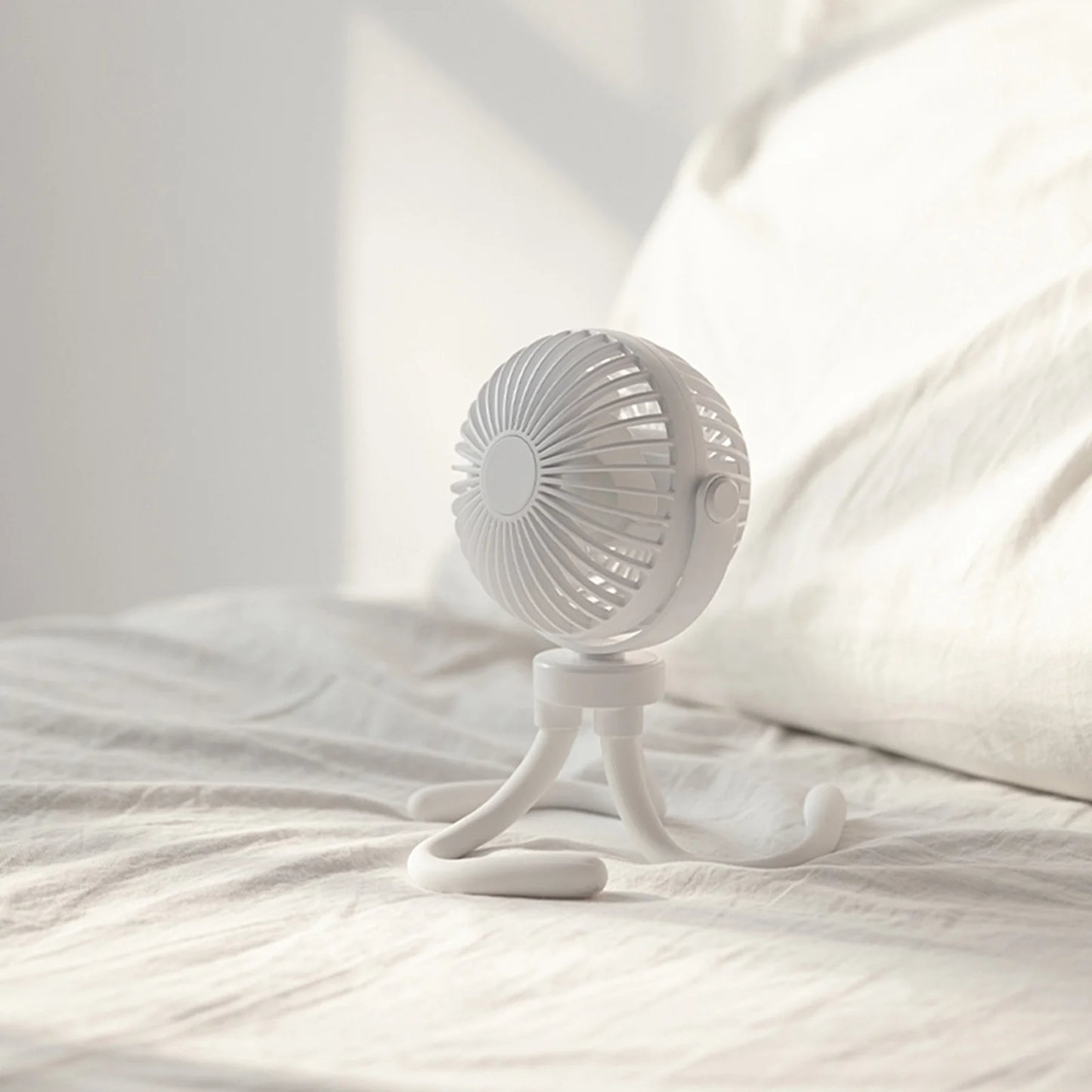 2000Mah Flexible Handheld Fan Stroller Fan Octopus Desk Fan Multi-Scene Baby Fan