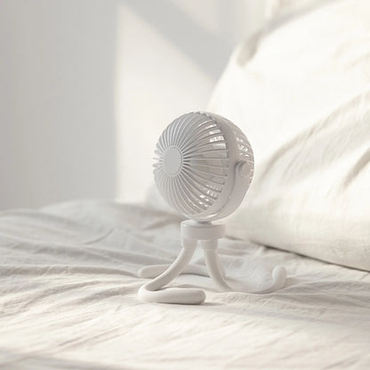 2000Mah Flexible Handheld Fan Stroller Fan Octopus Desk Fan Multi-Scene Baby Fan