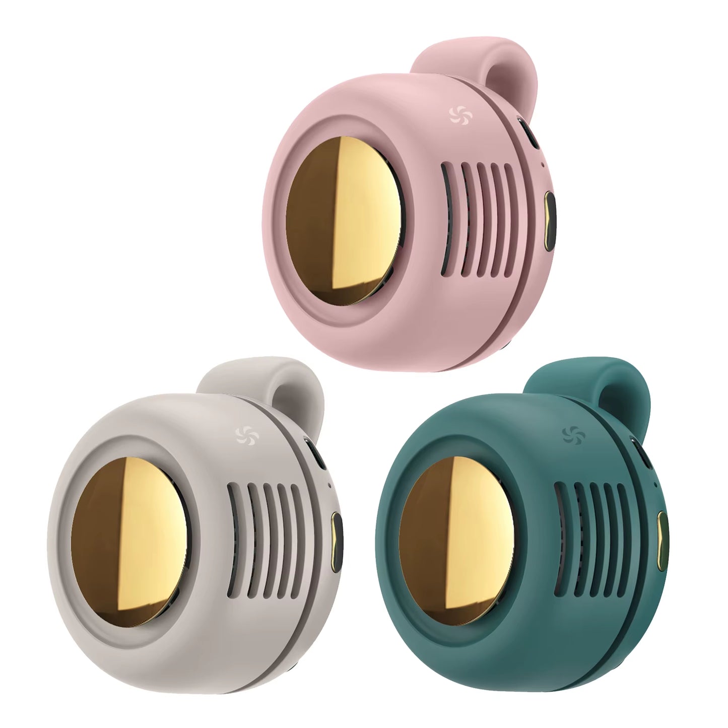 Handheld Neck Neck Mini Fan Portable Neck Fan Neck Cooler Clip Fan Mini Fan Neck Fan USB Rechargeable Hands Free Electric.