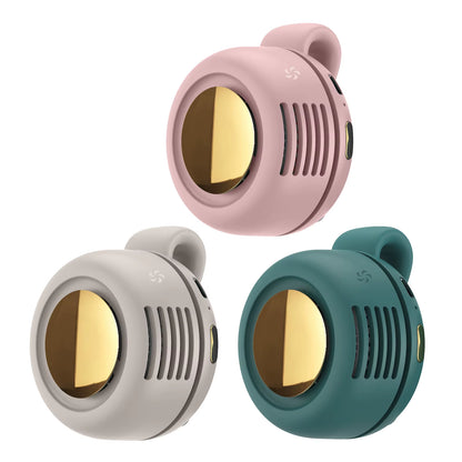Handheld Neck Neck Mini Fan Portable Neck Fan Neck Cooler Clip Fan Mini Fan Neck Fan USB Rechargeable Hands Free Electric.