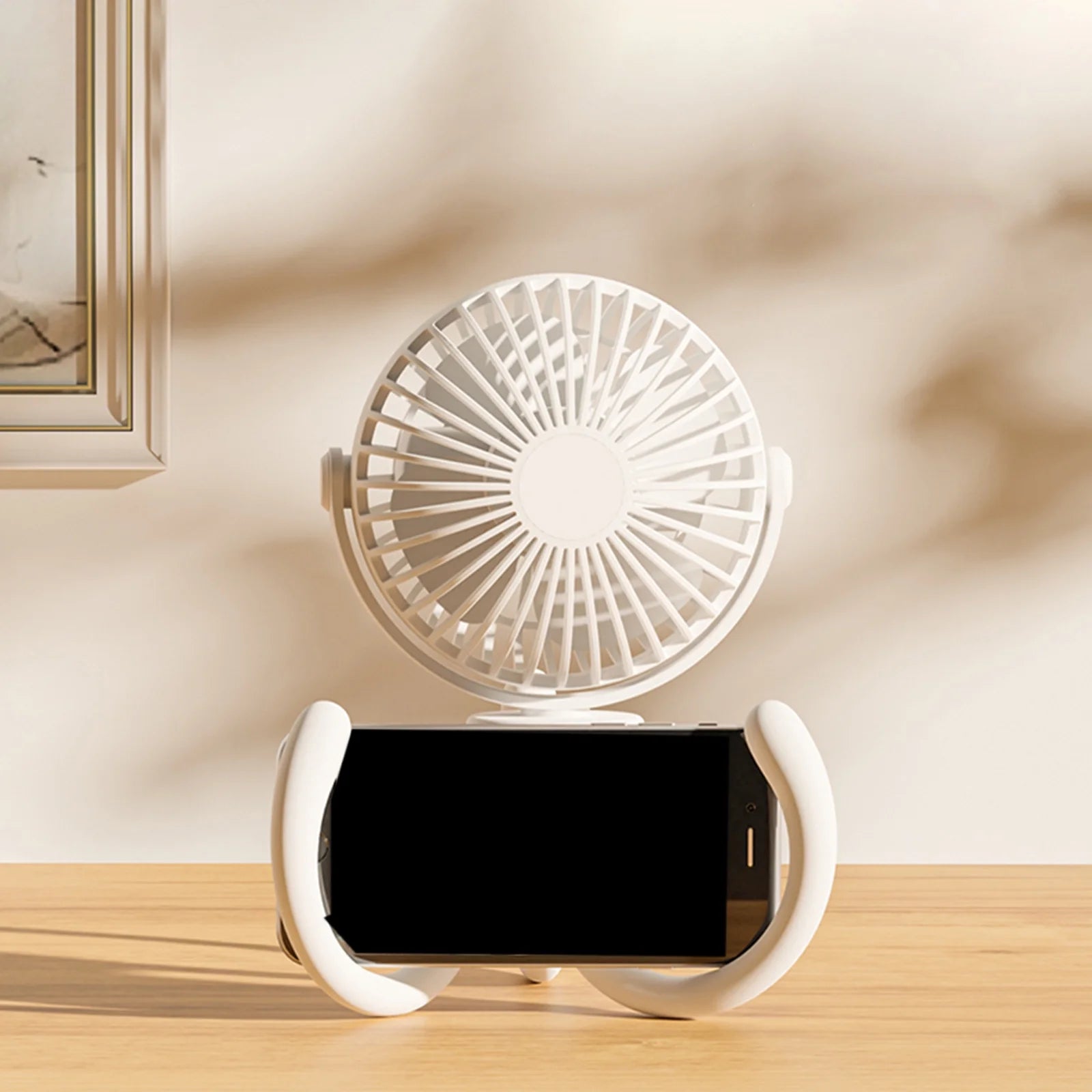 2000Mah Flexible Handheld Fan Stroller Fan Octopus Desk Fan Multi-Scene Baby Fan