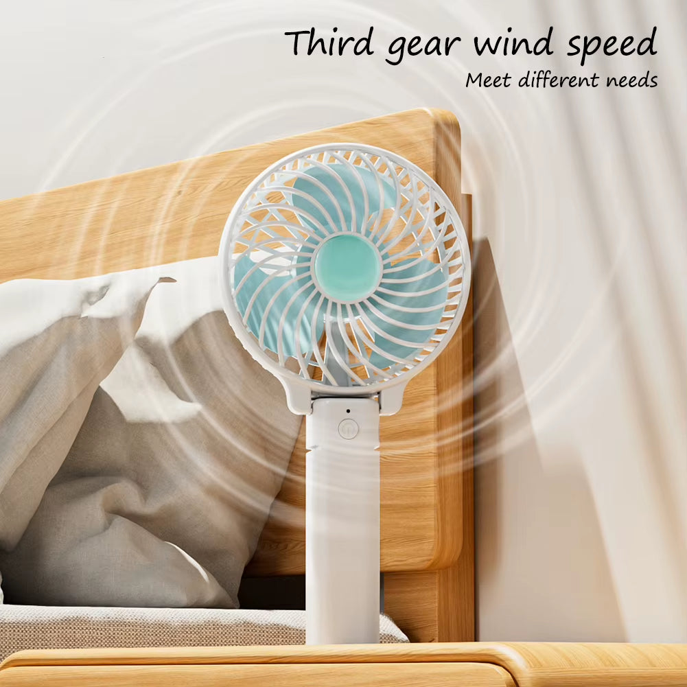 Handheld Mini Fan Portable Pocket Fan USB Charging Fan Rechargable Summer Cooling Fan for Home Outdoor Office.