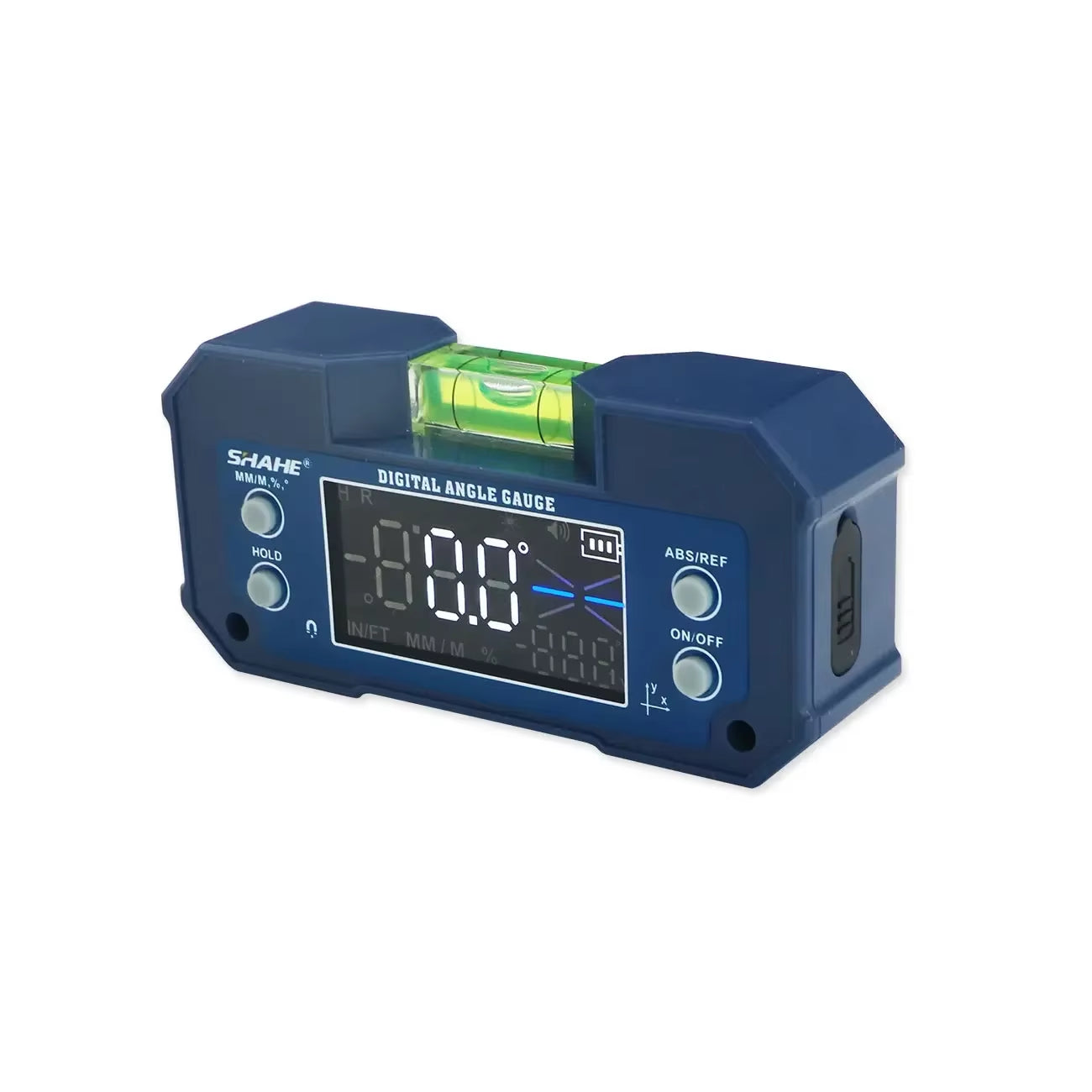 Digital Angle Finder with Level Bubble Dual Axis Rechargable Digital Angle Gauge Magnetic Digital Level Box Protractor.