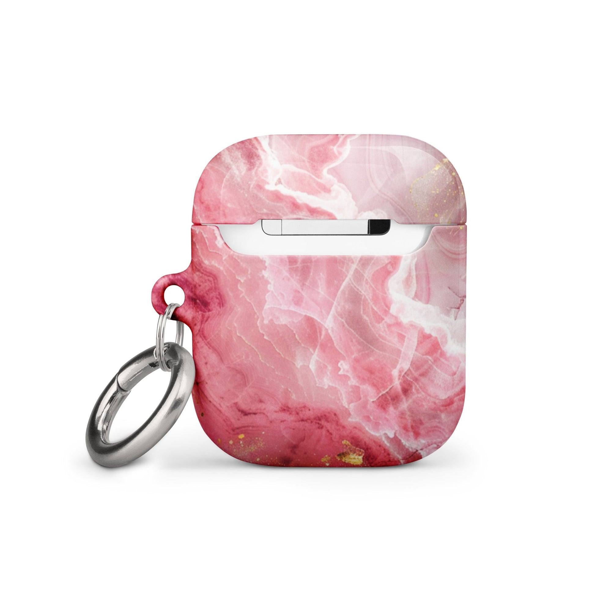 Pink Marble Case for AirPods.