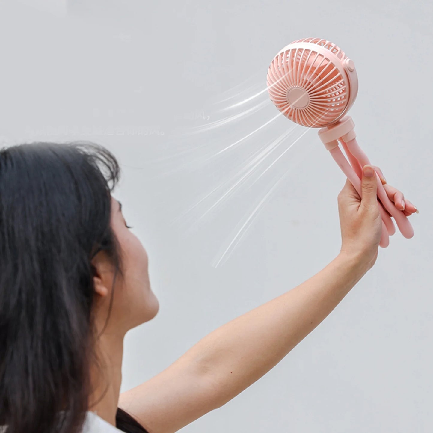 2000Mah Flexible Handheld Fan Stroller Fan Octopus Desk Fan Multi-Scene Baby Fan