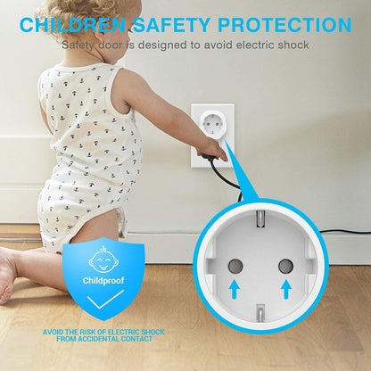 2 Pack European to US Plug Adapter,  EU to US Adapter, Europe to USA Travel Converter for Most of EU Spain France Type C E F Plugs to America