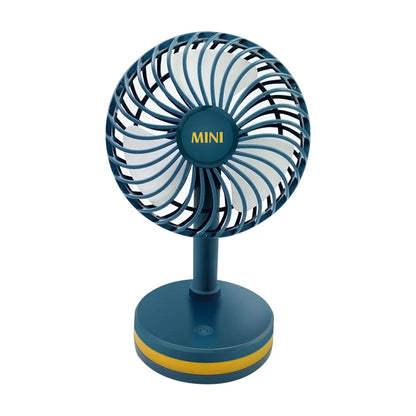 Portable Fan Desk Fan Small Fan Mini Fan Portable Desktop Small Fan Mini Handheld Fan with Led Light Holder Usb Rechargeable Desktop Fan Portable Fan Home Office Travel.