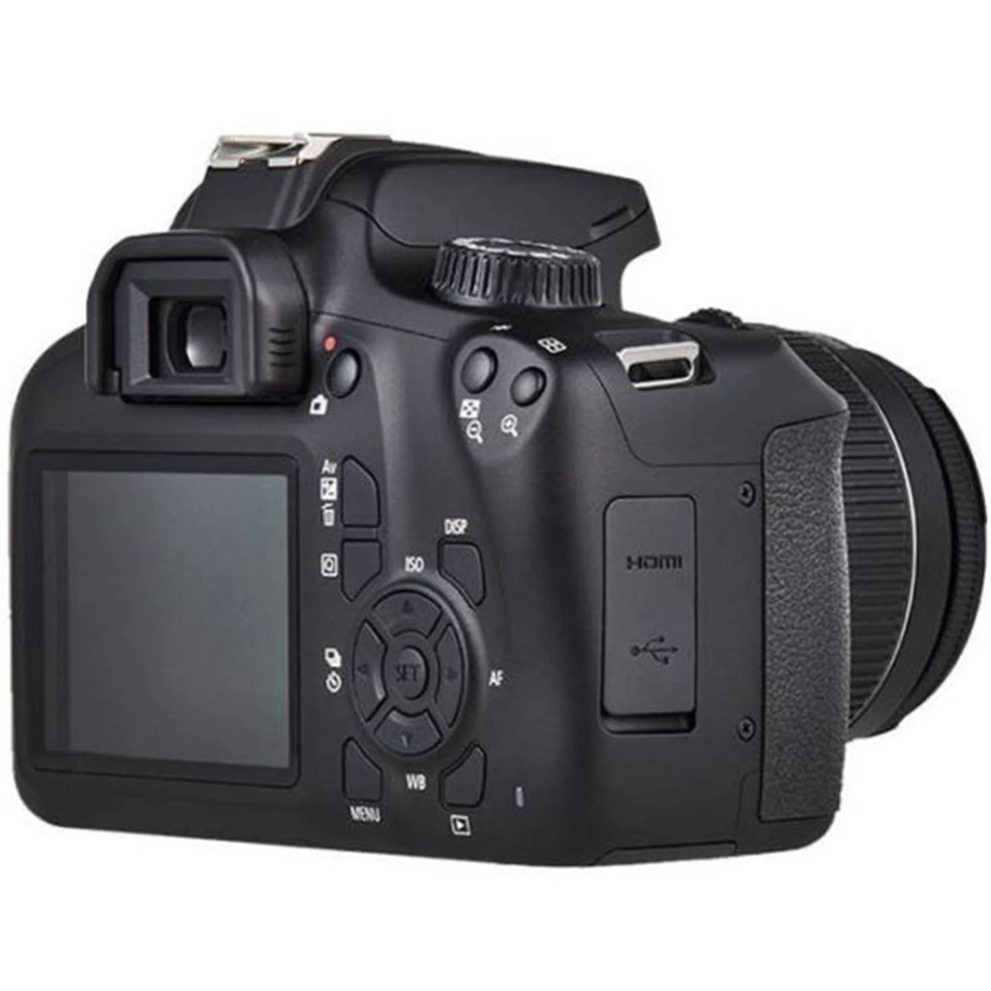 Canon EOS 4000D / Rebel T100 DSLR Camera + EF-S 18-55Mm Lens + Sandisk 64GB Memory Card +  Bundle (International Model)