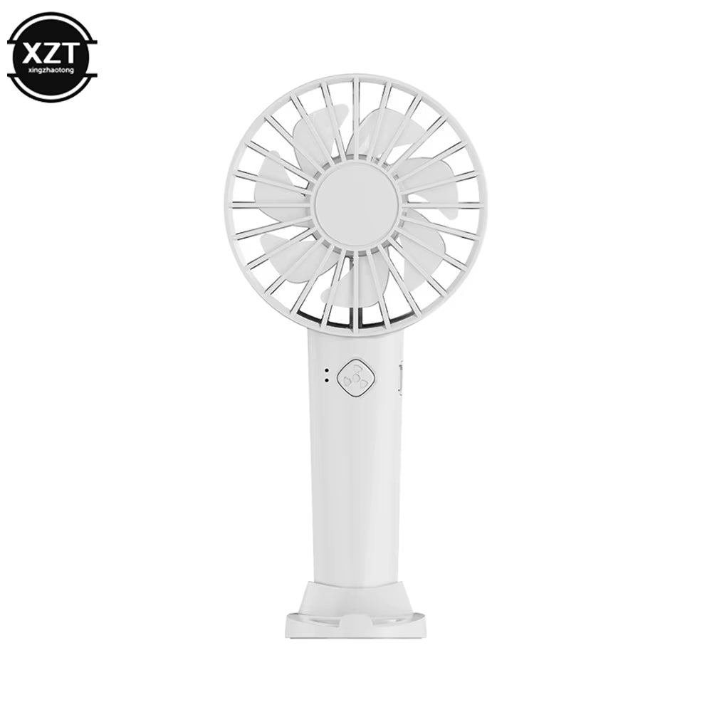 Desktop Fan Mini Handheld Fan Portable USB Rechargeable Fan Desk Top Student Dormitory Fan.